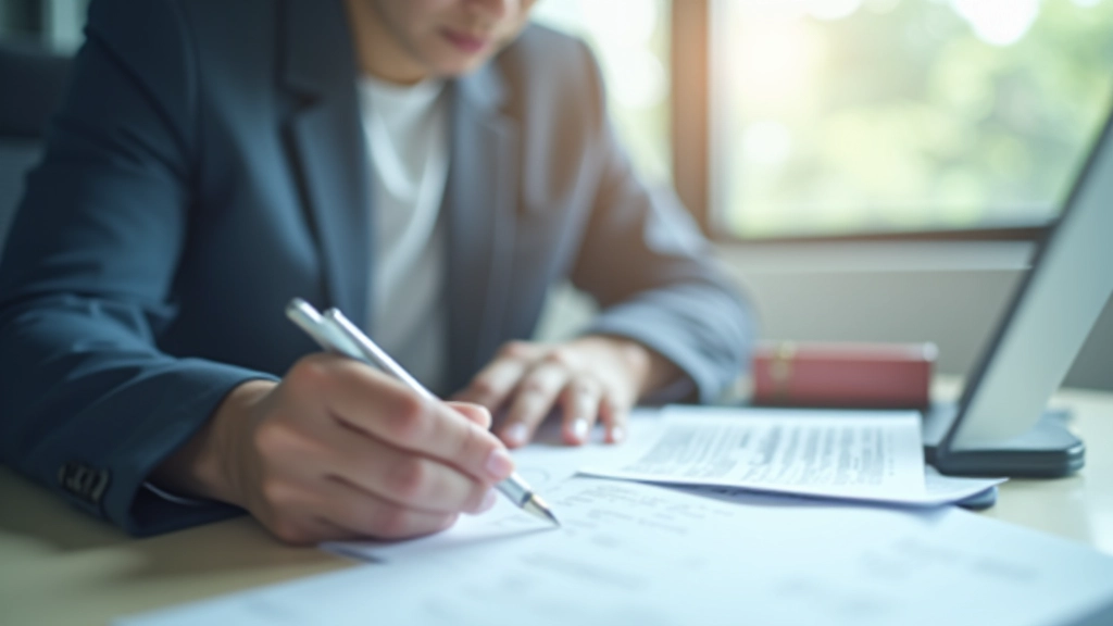Diverse Malaysian investors reviewing investment portfolio documents in modern office setting with natural lighting