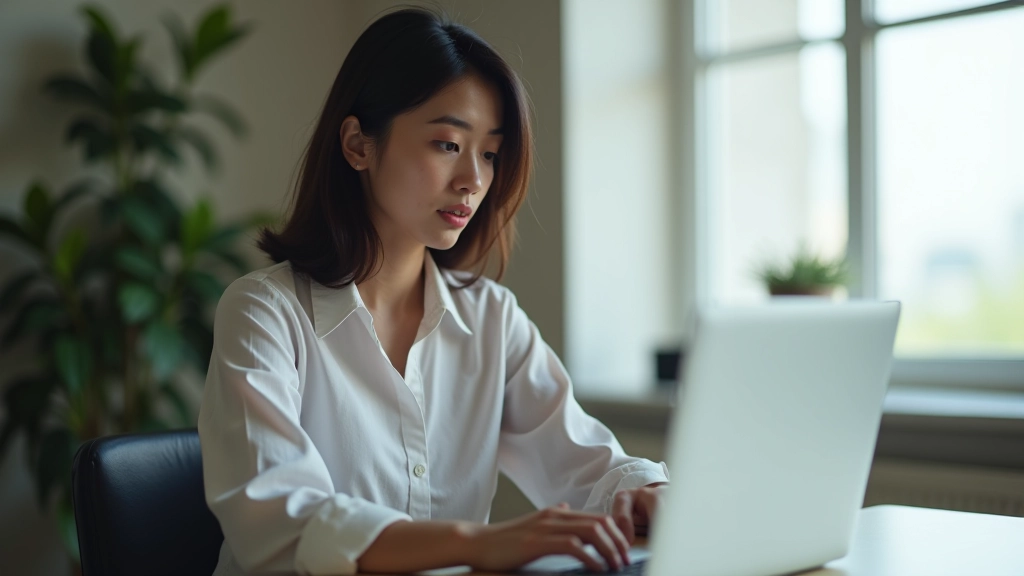 Investor reviewing fund comparison documents and performance charts on laptop screen